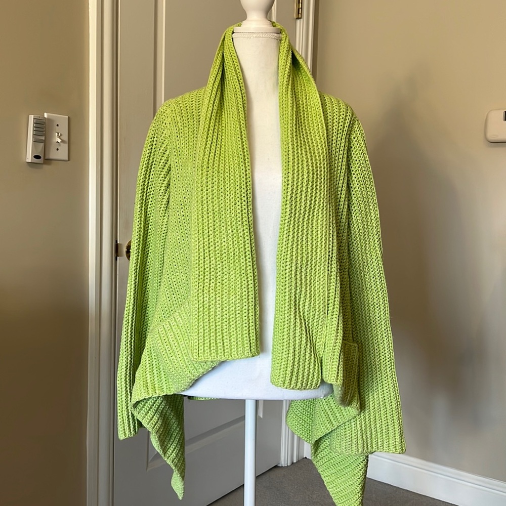Oversized cotton cardigan